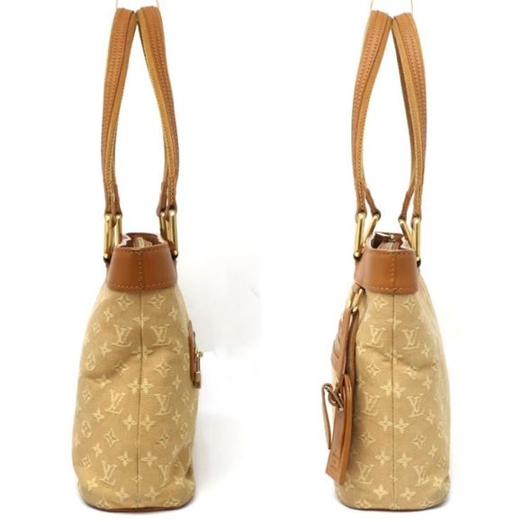 Louis Vuitton Lucile PM Tote Bag Monogram Mini Canvas Leather Beige - Picture 4 of 8